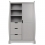 Obaby Stamford Luxe Sleigh 3 Piece Furniture Room Set-Warm Grey