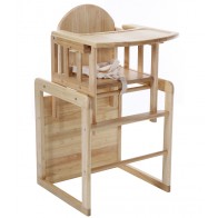 East Coast Wooden Combination Highchair-Natural