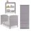 Obaby Grace 3 Piece Furniture Set-Warm Grey
