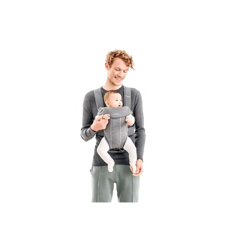Porte-bébé Mini BabyBjörn - Jersey 3D - Beige clair