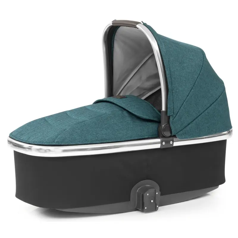 Babystyle Oyster 3 Mirror Finish Carrycot-Peacock