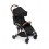 Ickle Bubba Globe Rose Gold Chassis Pushchair-Black