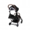 Ickle Bubba Globe Max Rose Gold Chassis Pushchair-Black