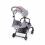 Ickle Bubba Globe Prime Silver Chassis Pushchair-Grey