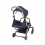 Ickle Bubba Globe Prime Silver Chassis Pushchair-Denim Blue