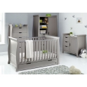 Obaby Stamford Classic Sleigh 4 Piece Furniture Roomset-Taupe Grey