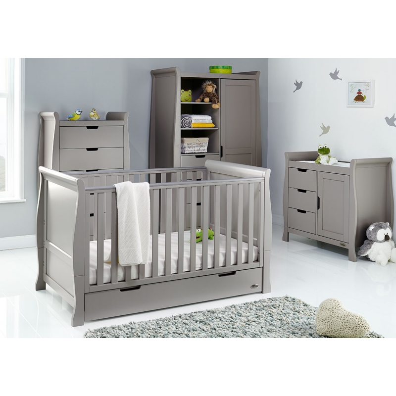 Obaby Stamford Classic Sleigh 4 Piece Furniture Roomset