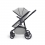 Ickle Bubba Moon All-In-One Travel System With Isofix Base-Silver Grey
