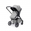 Ickle Bubba Moon All-In-One Travel System With Isofix Base-Silver Grey