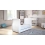Babymore Bel Sleigh DROPSIDE Convertible Cot Bed-White