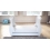 Babymore Bel Sleigh DROPSIDE Convertible Cot Bed-White