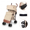 Ickle Bubba Discovery PRIME Rose Gold Chassis Pushchair-Sand (New 2018)