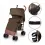 Ickle Bubba Discovery PRIME Rose Gold Chassis Pushchair-Khaki (New 2018)