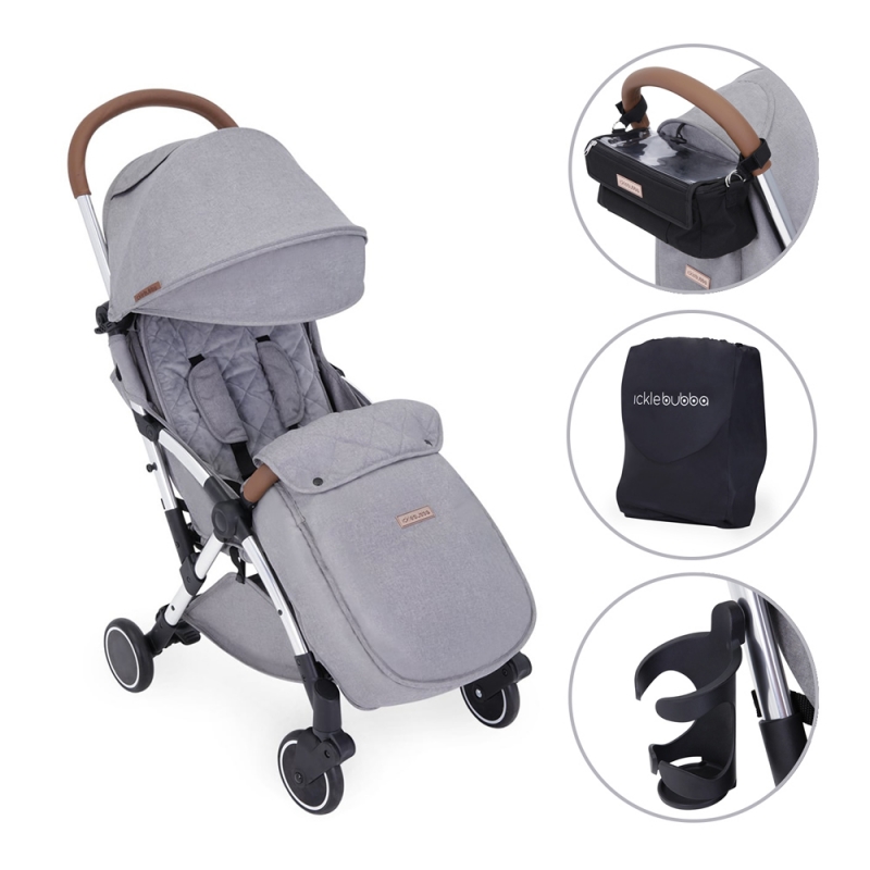 Ickle Bubba Globe Prime Silver Chassis Pushchair
