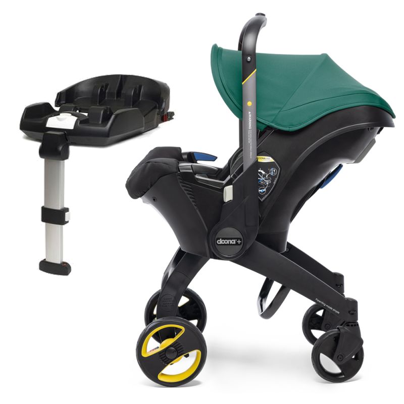 Doona Infant Car Seat Stroller With ISOFIX BaseRacing Green (New 2019)
