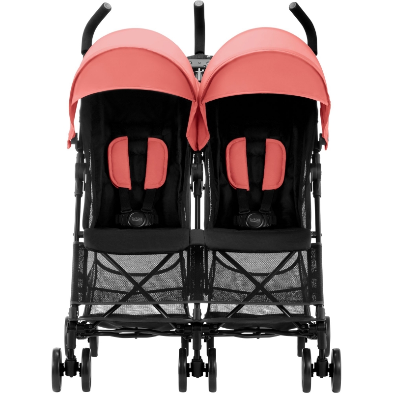 Britax Holiday Double Stroller-Coral Peach (New)