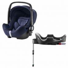 Britax Baby Safe 2 i-Size Car Seat and i-Size Flex Base-Moonlight Blue (New)