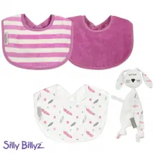 SillyBillyz Biblet +Comforter Bundle-Pink