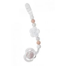 Nibbling Flora Dummy Clip in White-White
