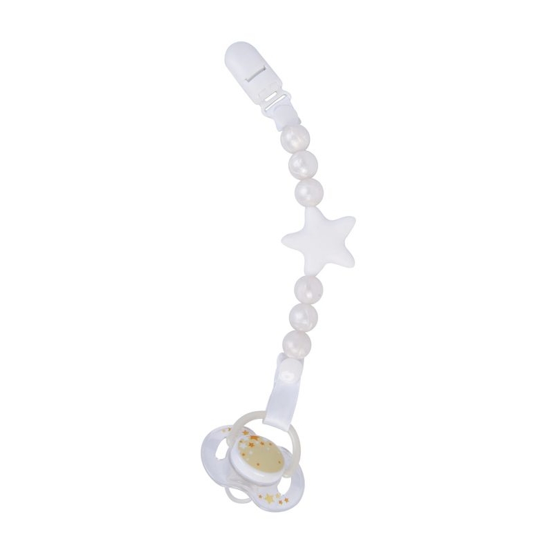 Nibbling Stellar Dummy Clip in White-White Pearl