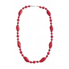 Nibbling Greenwich Teething Necklace-Red