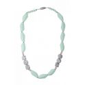 Nibbling Brighton Teething Necklace-Mint/Marble