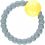 Nibbling Rattle Ring-Grey/Yellow