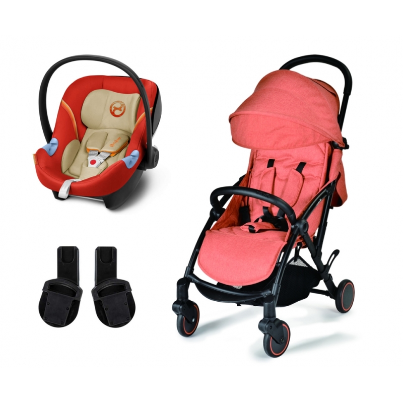 Unilove S Light 2in1 Travel System-Sunny Orange with Aton M Carseat!