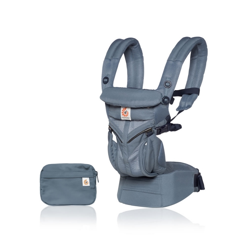 Ergobaby Omni 360 Cool Air Mesh Baby Carrier-Oxford Blue