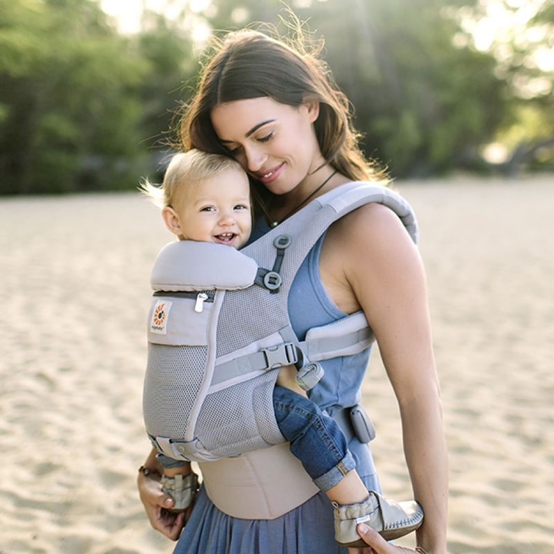 Ergobaby Original Adapt Cool Air Mesh Baby CarrierPearl Grey (2020)