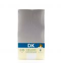 DK Glove Organic Fitted Cotton Sheet for Space Saver Cot 100x52-Grey
