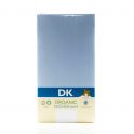DK Glove Organic Fitted Cotton Sheet for Short Cot Bed 132x70-Blue