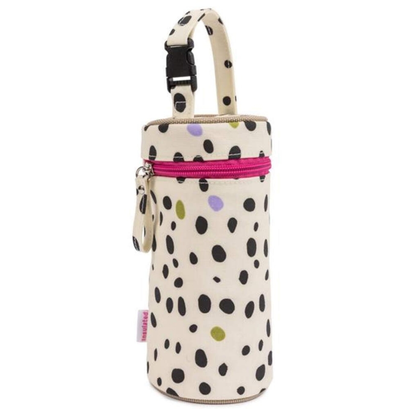 Pink Lining Bottle Holder-Dalmatian Fever 