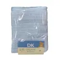 DK Glove Organic Fitted Cotton Blanket for Cotbed 130x160cm-Blue