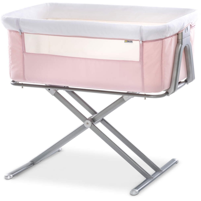 Hauck Face To Me Bedside Crib-Pink 