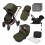 Ickle Bubba Stomp V4 Special Edition All-In-One Travel System With Isofix Base-Woodland Bronze
