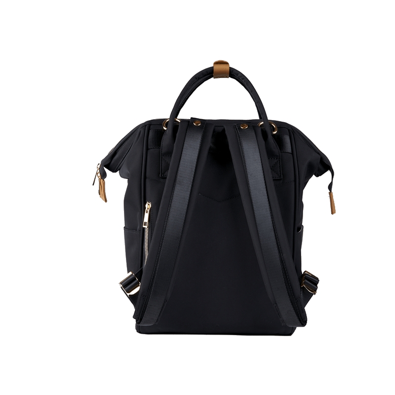 black rucksack changing bag