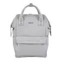 BabaBing Mani Backpack Changing Bag Faux Leather - Dove Grey