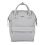 BabaBing Mani Backpack Changing Bag Faux Leather-Dove Grey