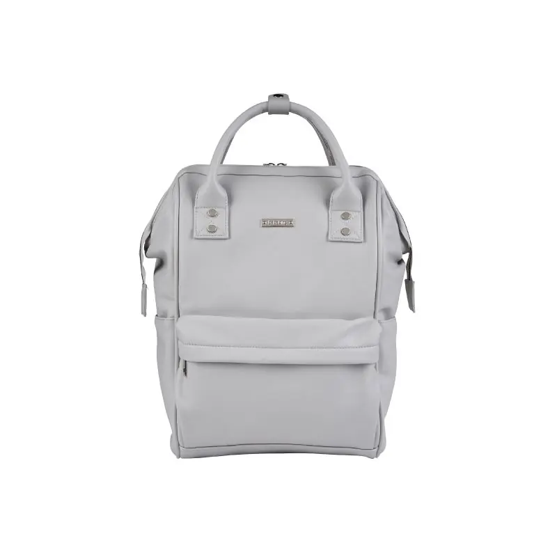 BabaBing Mani Backpack Changing Bag Faux Leather – Dove Grey