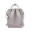 BabaBing Mani Backpack Changing Bag Faux Leather-Grey Blush