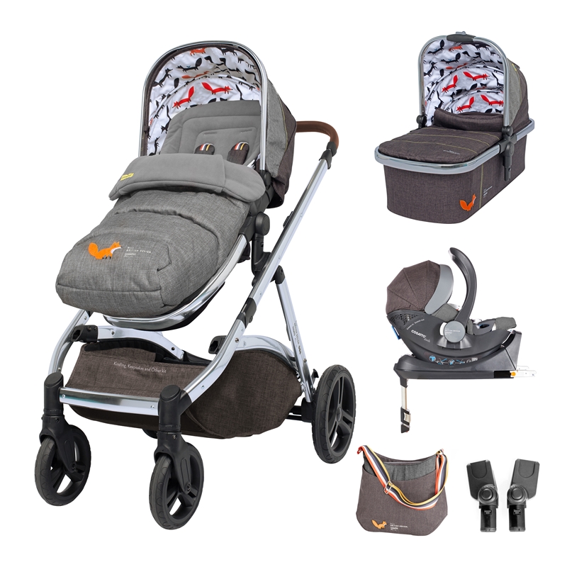 Cosatto Wow XL 3in1 Whole 9 Yards Travel System with i-Size Car Seat
