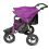 Out n About Nipper Double 360 V4 Stroller-Purple Punch + FREE Clip On Toy Worth £20!