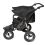 Out n About Nipper Double 360 V4 Stroller-Raven Black + FREE Clip On Toy Worth £20!