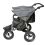 Out n About Nipper Double 360 V4 Stroller-Steel Grey + FREE Clip On Toy Worth Â£20!