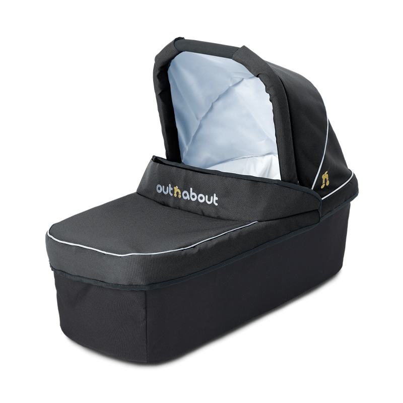 Out 'n' About Nipper Single Carrycot-Raven Black