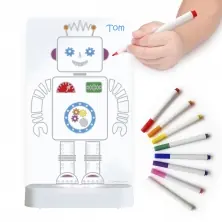 Aloka Colour And Shine Children's Night Light-Robot