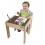 Little Helper FunStation Toddler Table and Chair Set-Chalky