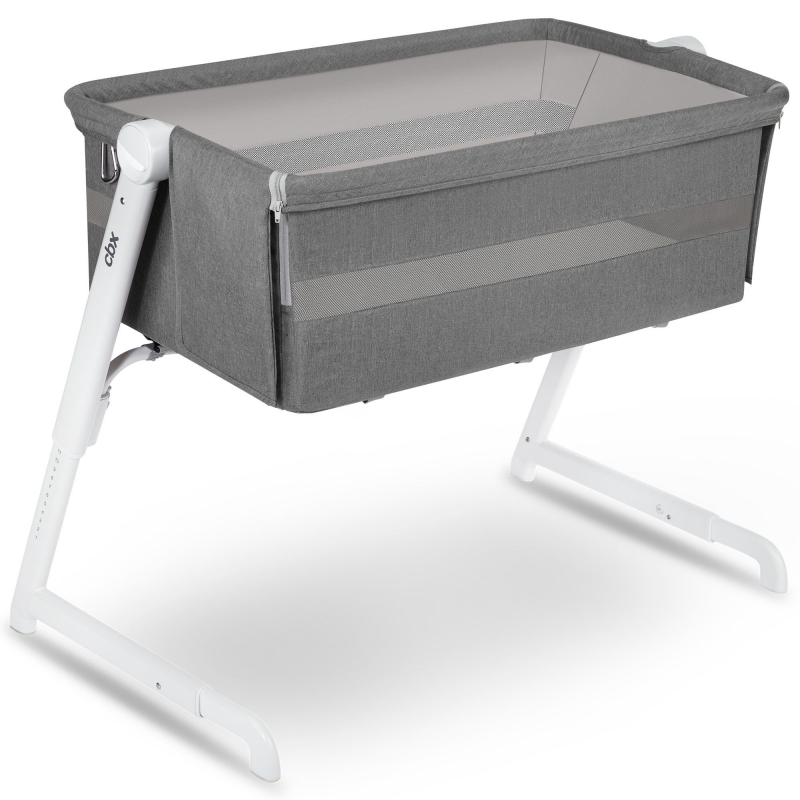 CBX Hubble Air Crib-Comfy Grey + FREE Mattress & Fitted Sheet!