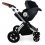 Ickle Bubba Stomp V3 Silver Frame I-SIZE Travel System With Mercury Carseat & Isofix Base-Graphite Grey